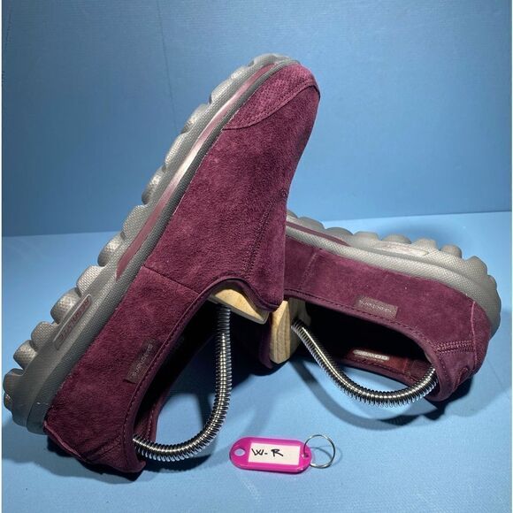 Sketchers Autumn Go Walk Burg Suede Comfort Shoes 13511 Women Sz 8 - Picture 1 of 7
